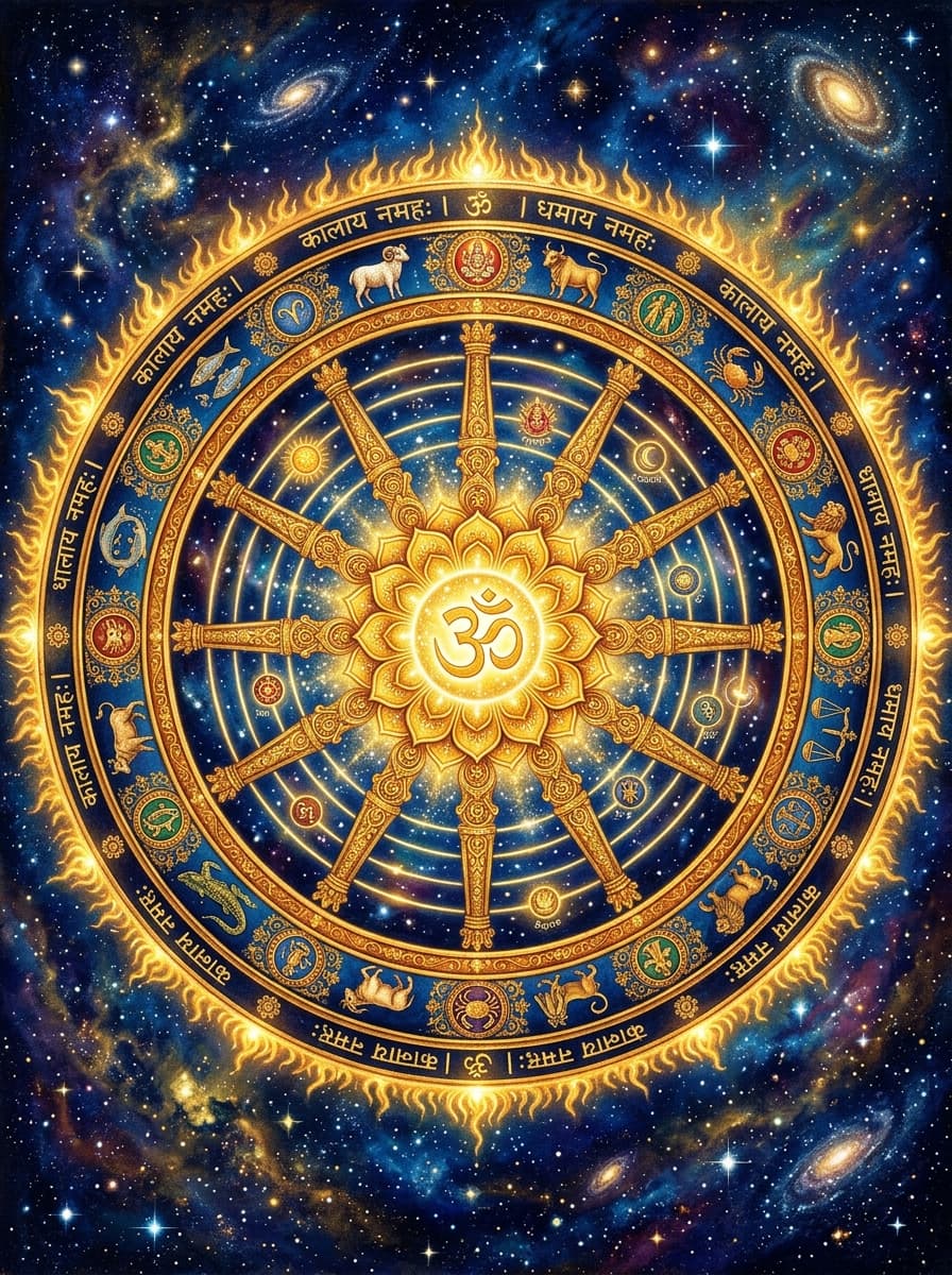 Kala Chakra Cosmic Wheel