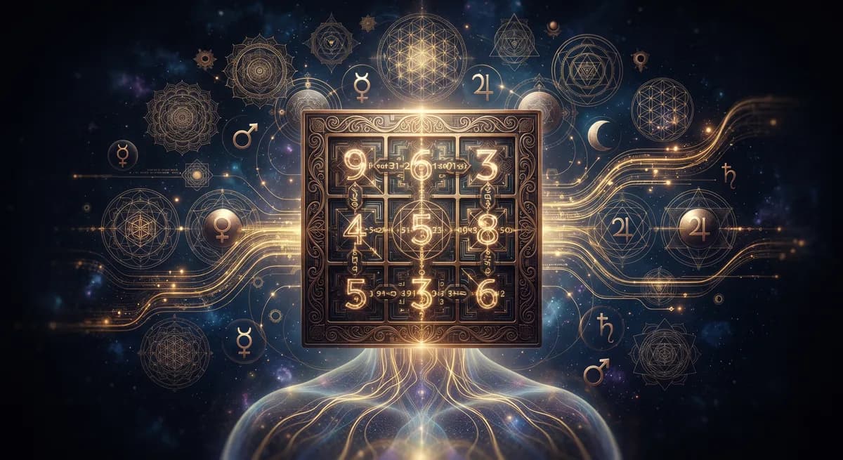 The Shocking Power of the 'Vedic Square': The Lost Math That Decodes Your Energy